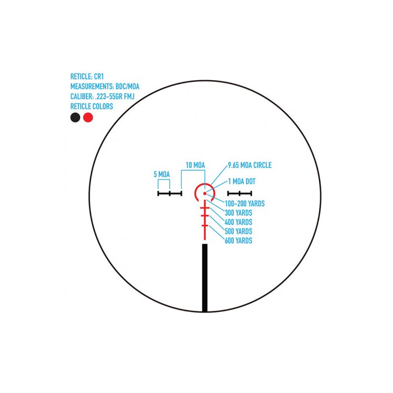 Lunette de tir Citadel 1-10x24 CR1