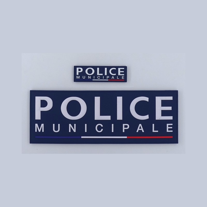 BANDEAU D’IDENTIFICATION SOUPLE RUBBER HAUTE DENSITÉ POLICE MUNICIPALE