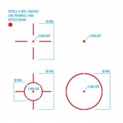 Viseur point rouge Ultra Shot A-Spec tan