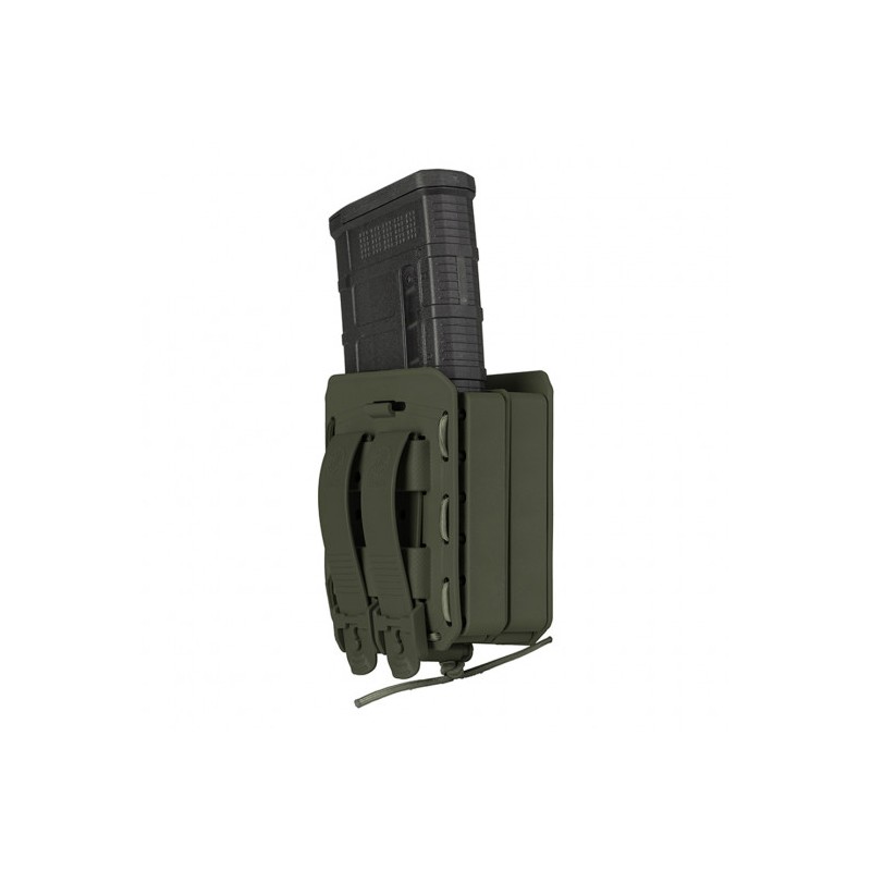 Porte-chargeur double Bungy 8BL vert olive pour .308/7,62 mm