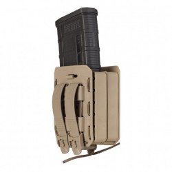 Porte-chargeur double Bungy 8BL tan pour .308/7,62 mm