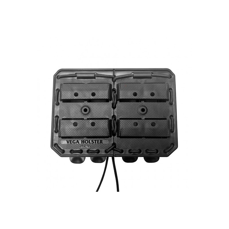 Porte-chargeur double Bungy 8BL noire pour .308/7,62 mm