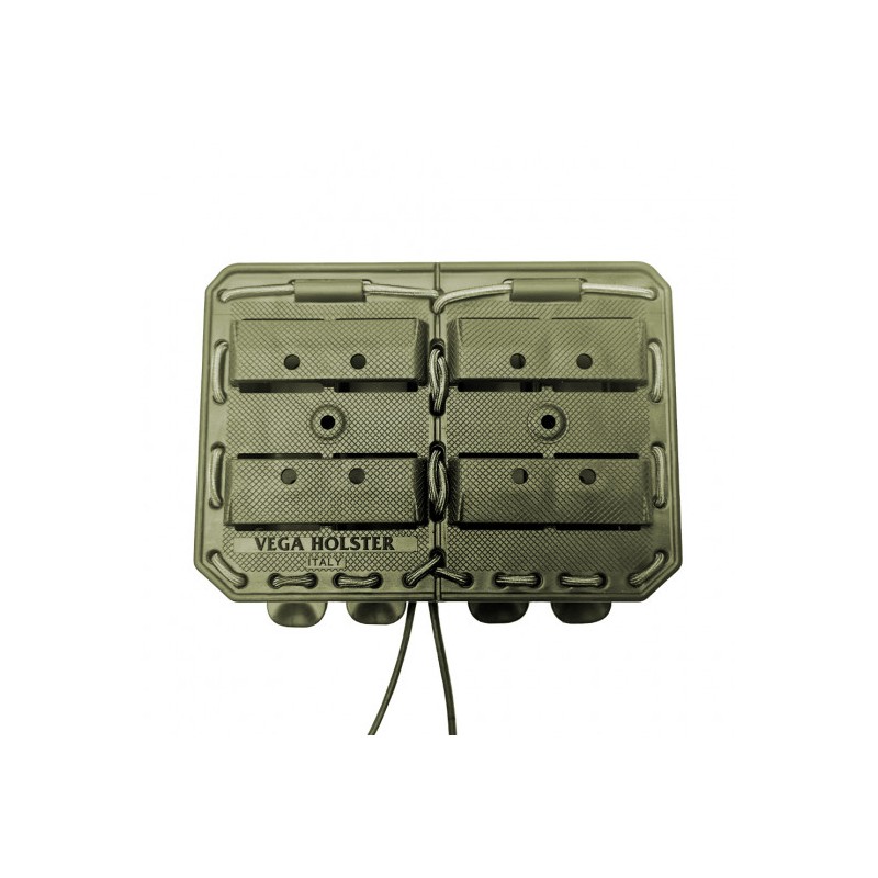 Porte-chargeur double Bungy 8BL vert olive pour .308/7,62 mm