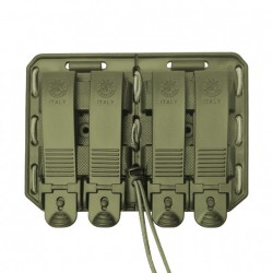Porte-chargeur double Bungy 8BL vert olive pour .308/7,62 mm