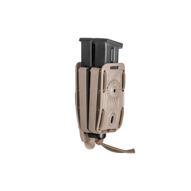 Porte-chargeur double Bungy 8BL tan pour pistolet automatique