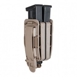 Porte-chargeur double Bungy 8BL tan pour pistolet automatique