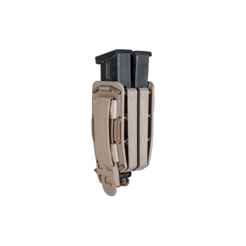 Porte-chargeur double Bungy 8BL tan pour pistolet automatique