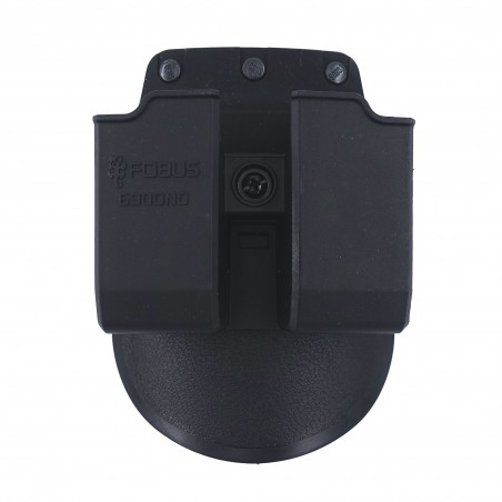 DOUBLE PORTE CHARGEURS 9MM FOBUS POUR GLOCK EN PADDLE FIXE OU ROTATIF