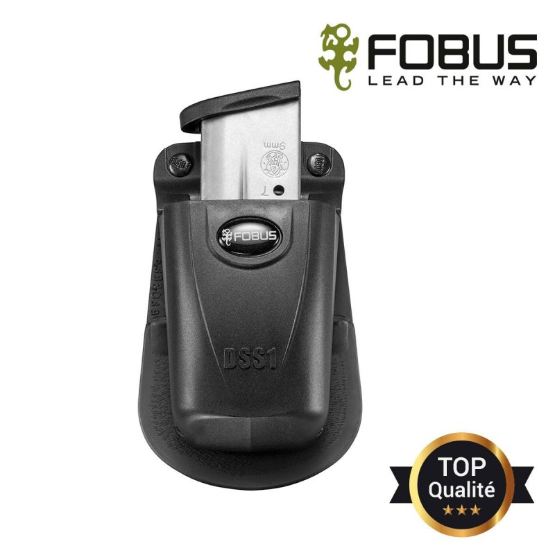 PORTE CHARGEUR SIMPLE POLYMERE RETENTION PASSIVE AJUSTABLE