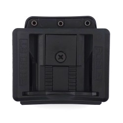 DOUBLE PORTE CHARGEUR PR GLOCK 17/19 FIXATION CEINTURE RÉGLABLE