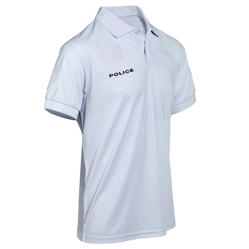 POLO POLICE COOLDRY ANTI HUMIDITE MAILLE PIQUEE