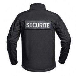Veste softshell Sécu-One flap sécurité noir