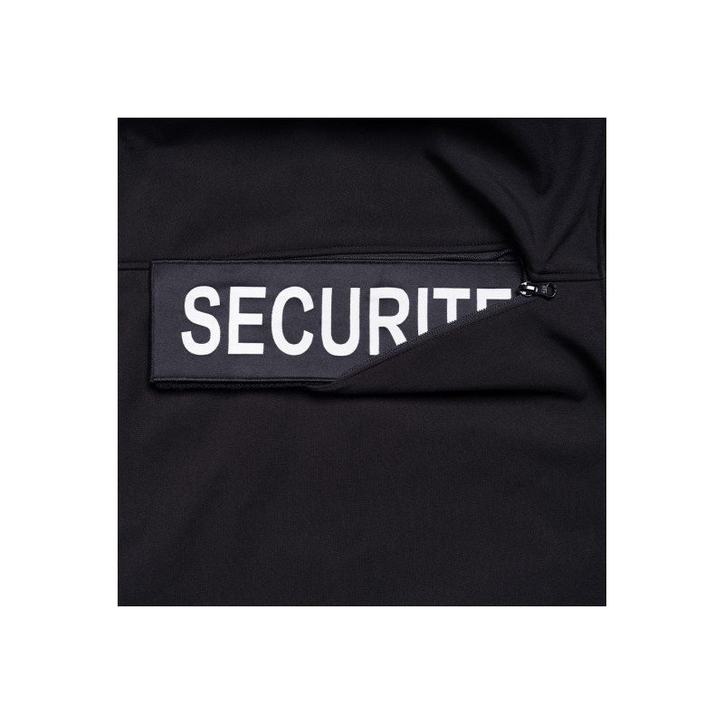 Veste softshell Sécu-One flap sécurité noir