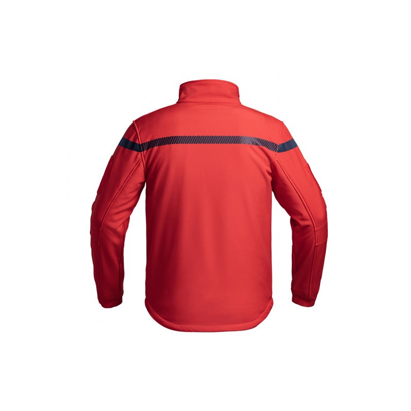 Veste softshell Sécu-One sécurité incendie rouge