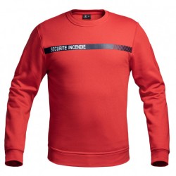 Sweat Sécu-One sécurité incendie rouge Sweat Sécu-One sécurité incendie rouge