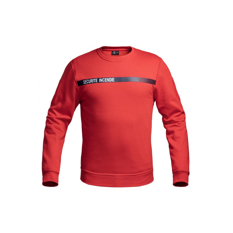 Sweat Sécu-One sécurité incendie rouge