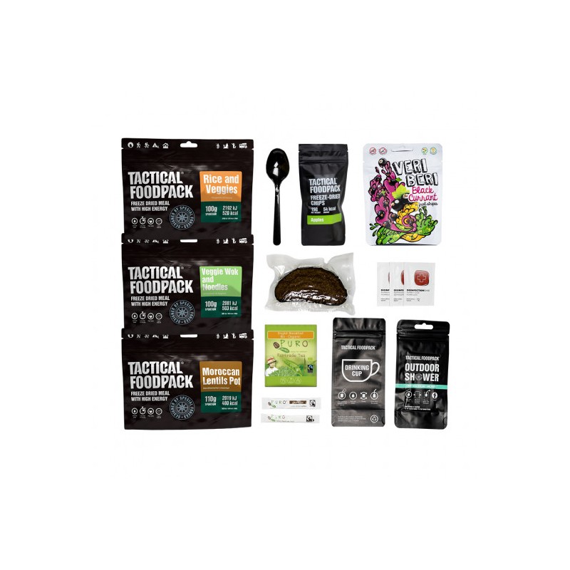 Pack Vegan - 3 repas complets pour une journée
