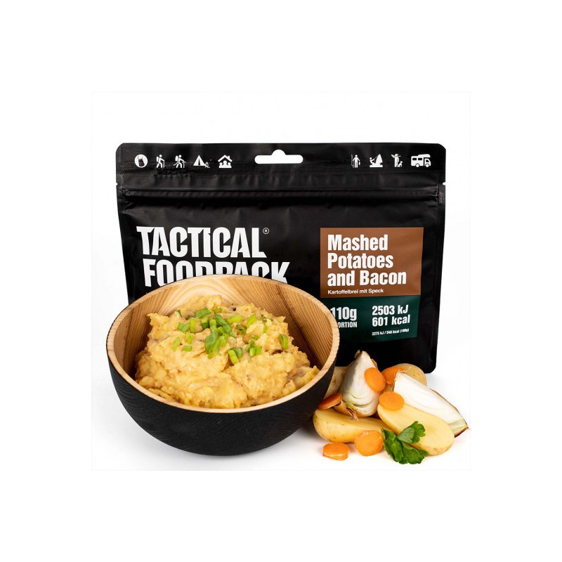 Ration de survie - Purée de pommes de terre et bacon