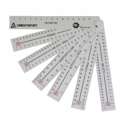 Jeu de réglettes pour réglage de tir Jeu de réglettes pour réglage de tir