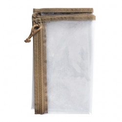 Porte-carte transparent Expédition tan