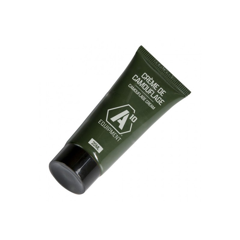 Tube de crème de camouflage noir