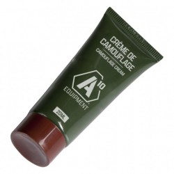 Tube de crème de camouflage marron