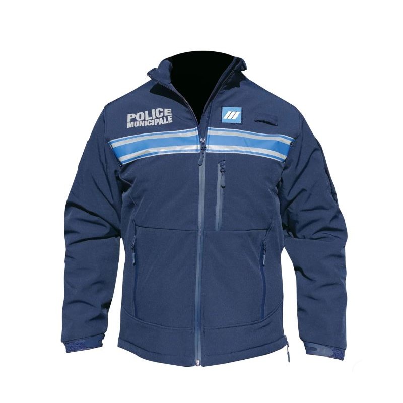Blouson Softshell Police Municipale Grand froid matelassé