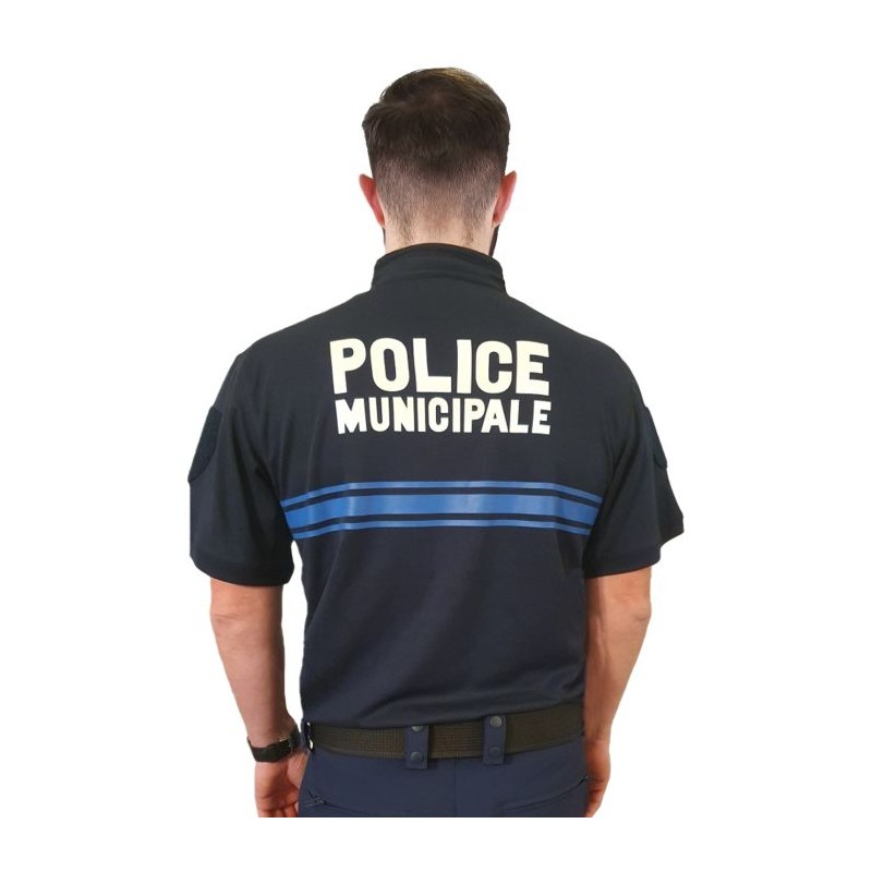 POLO MAO RESPIRANT MANCHES COURTES PM MARINE