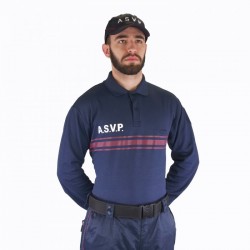 POLO MANCHES LONGUES ASVP MARINE POLO MANCHES LONGUES ASVP MARINE