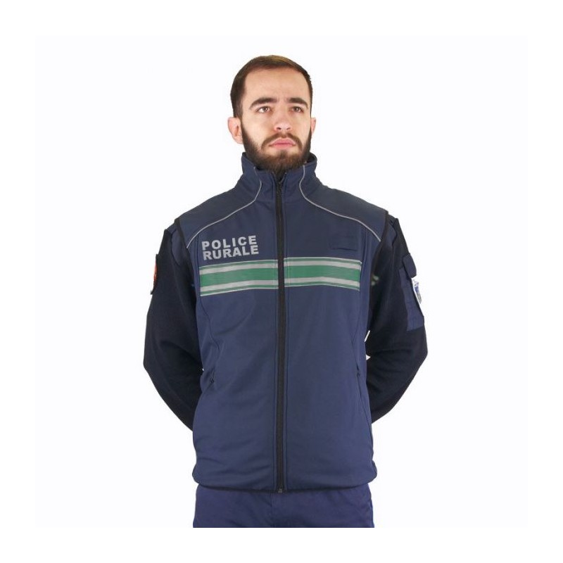 BLOUSON SOFT SHELL BODYWARMER POLICE RURALE