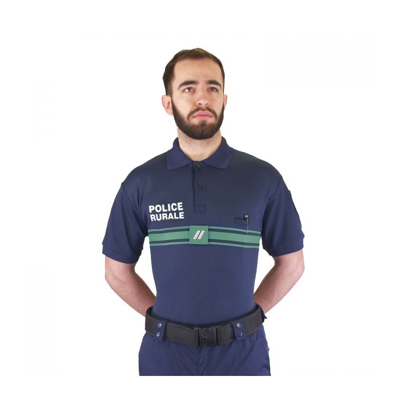 POLO MANCHES COURTES POLICE RURALE MARINE