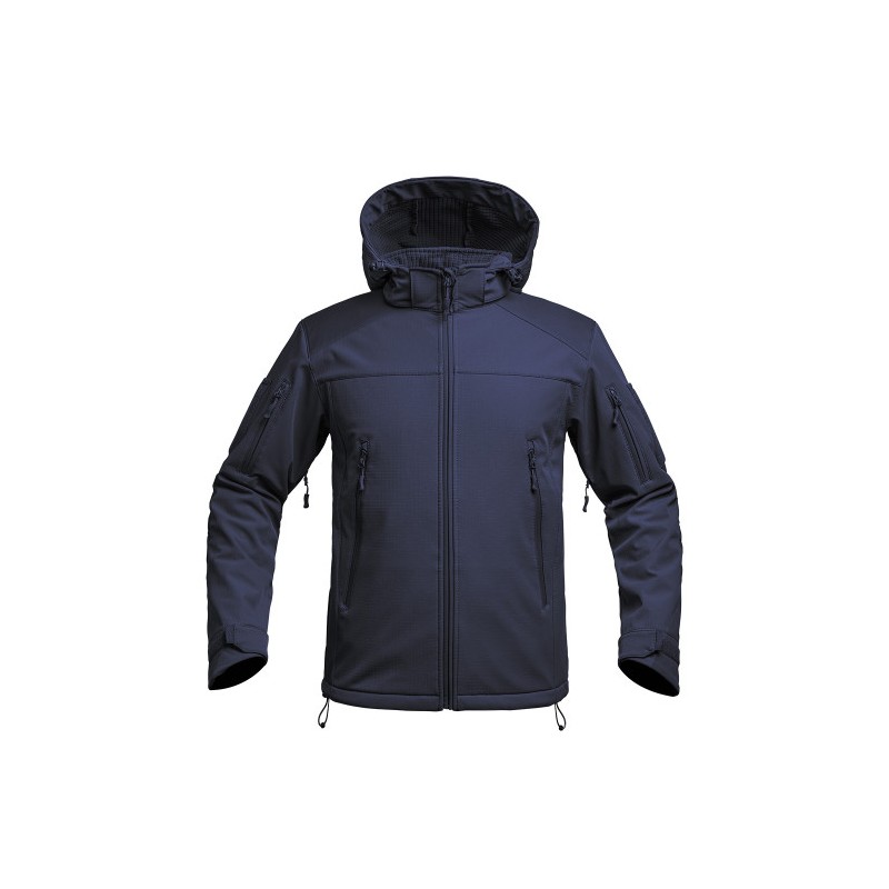 Veste V2 Softshell Fighter bleu marine