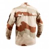 Chemise de combat militaire camo fr/désert