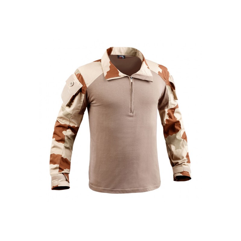 Chemise de combat militaire Ubas camo fr/desert