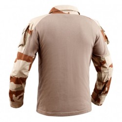 Chemise de combat militaire Ubas camo fr/desert Chemise de combat militaire Ubas camo fr/desert