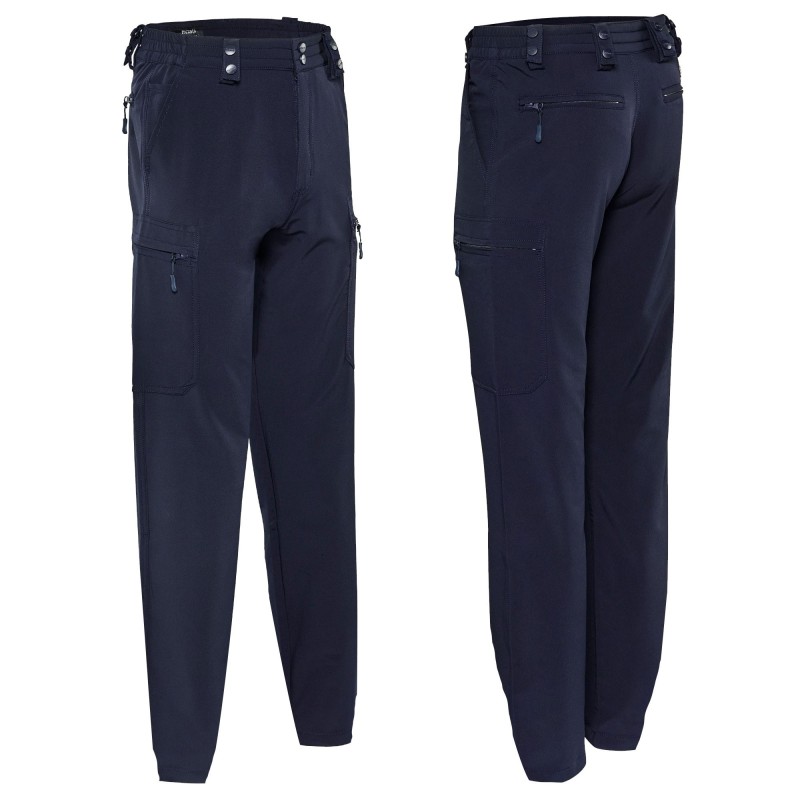 PANTALON INTERVENTION LEGER MAT FITTE BLEU