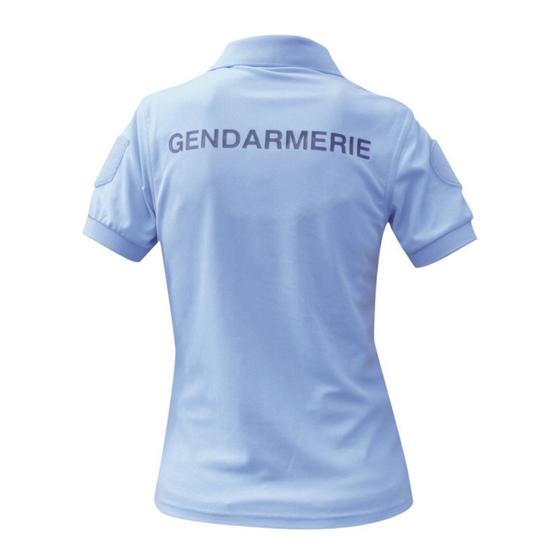 POLO GENDARMERIE POUR FEMME - BLEU COOLDRY