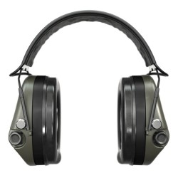 Casque anti-bruit Suprême Pro-X SFA vert olive serre-tête cuir noir