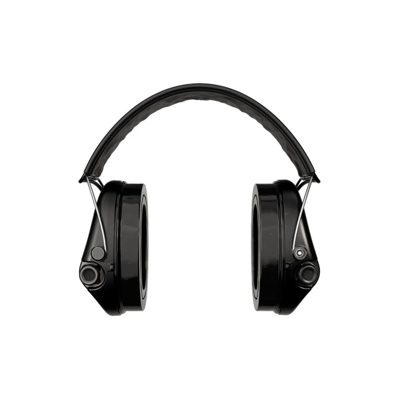 Casque anti-bruit Suprême Pro-X LED noir serre-tête cuir noir