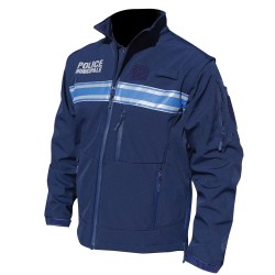 BLOUSON SOFTSHELL POLICE MUNICIPALE 2 EN1 MANCHES AMOVIBLES BLOUSON SOFTSHELL POLICE MUNICIPALE 2 EN1 MANCHES AMOVIBLES