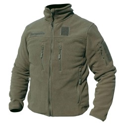 BLOUSON POLAIRE VERT ARMEE FITTE BLOUSON POLAIRE VERT ARMEE FITTE