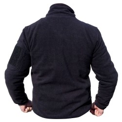 BLOUSON POLAIRE NOIR FITTE BLOUSON POLAIRE NOIR FITTE
