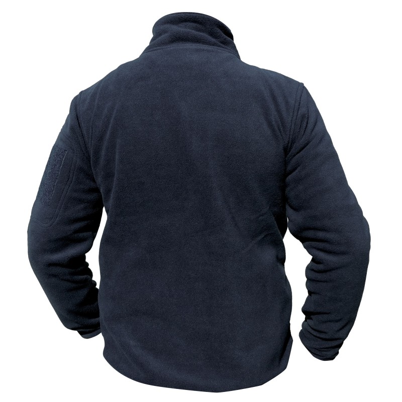 BLOUSON POLAIRE BLEU MARINE FITTE