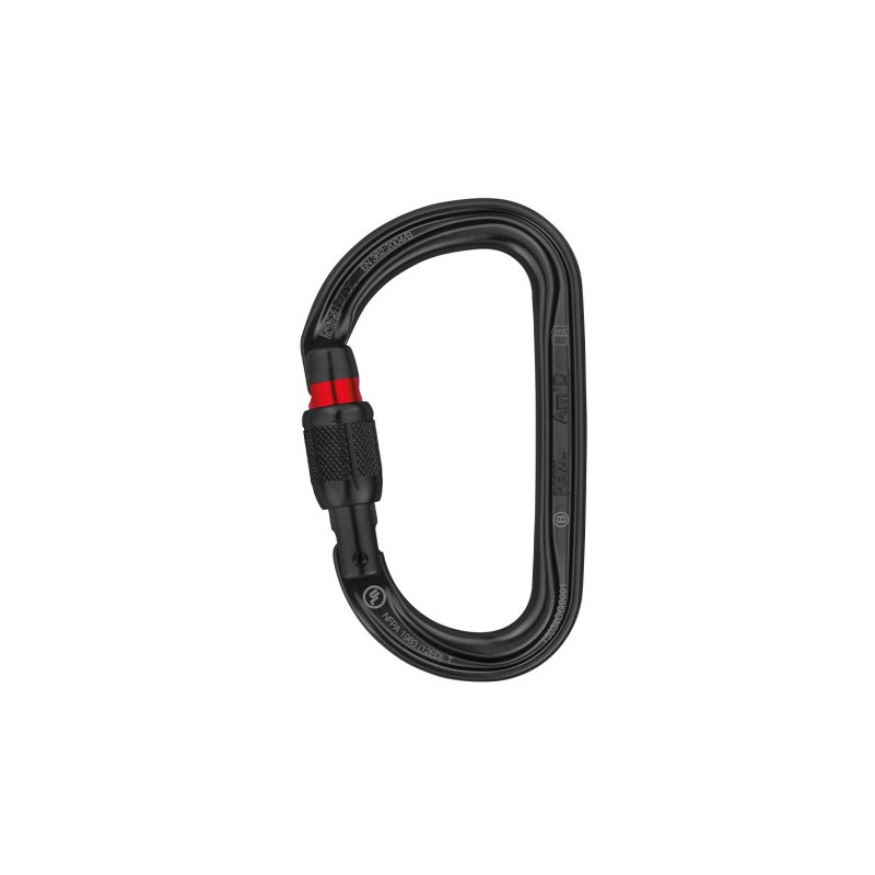 Mousqueton asymétrique léger Am'D à verrouillage Screw-Lock