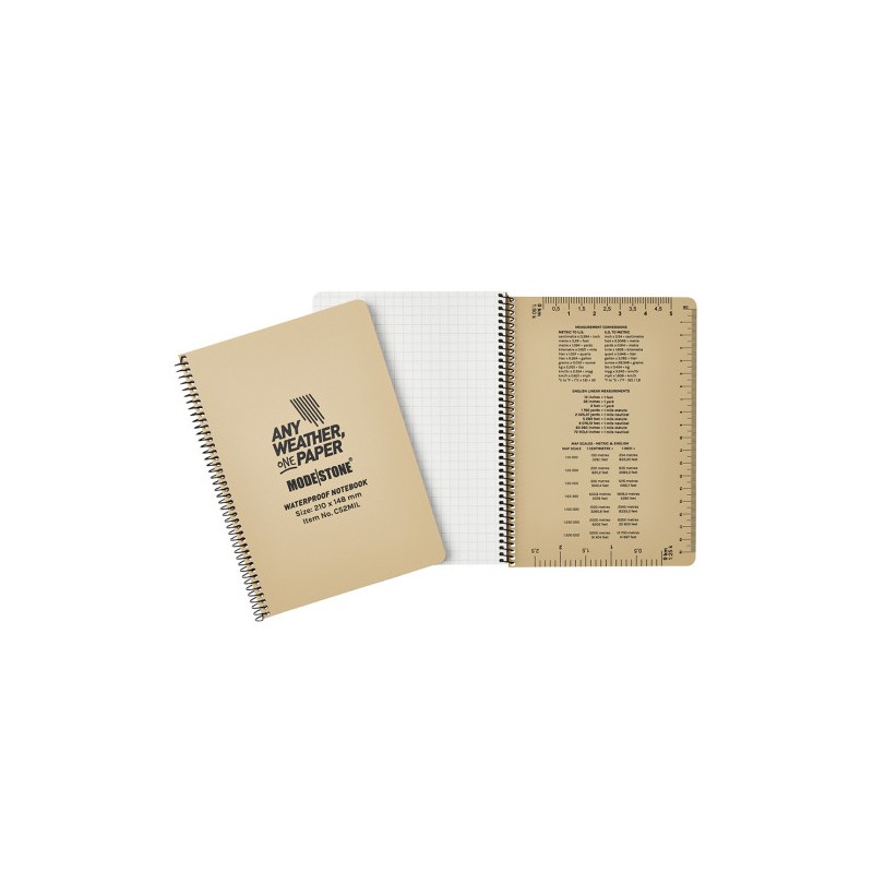 Carnet tout-temps 100 pages 148 x 210 cm tan