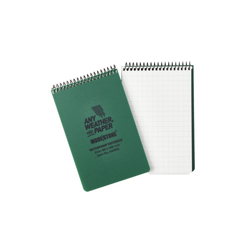 Carnet tout-temps 100 pages 96 x 148 cm vert olive