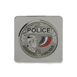 Médaille Police Nationale à support carré Médaille Police Nationale à support carré