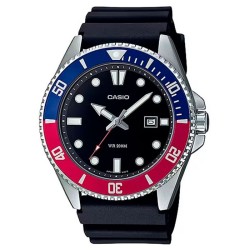 MONTRE CASIO MDV-107-1A2VEF BLEU/ROUGE