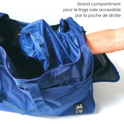 SAC DE TRANSPORT ET VOYAGE RESCUE BLEU MARINE 122 LITRES