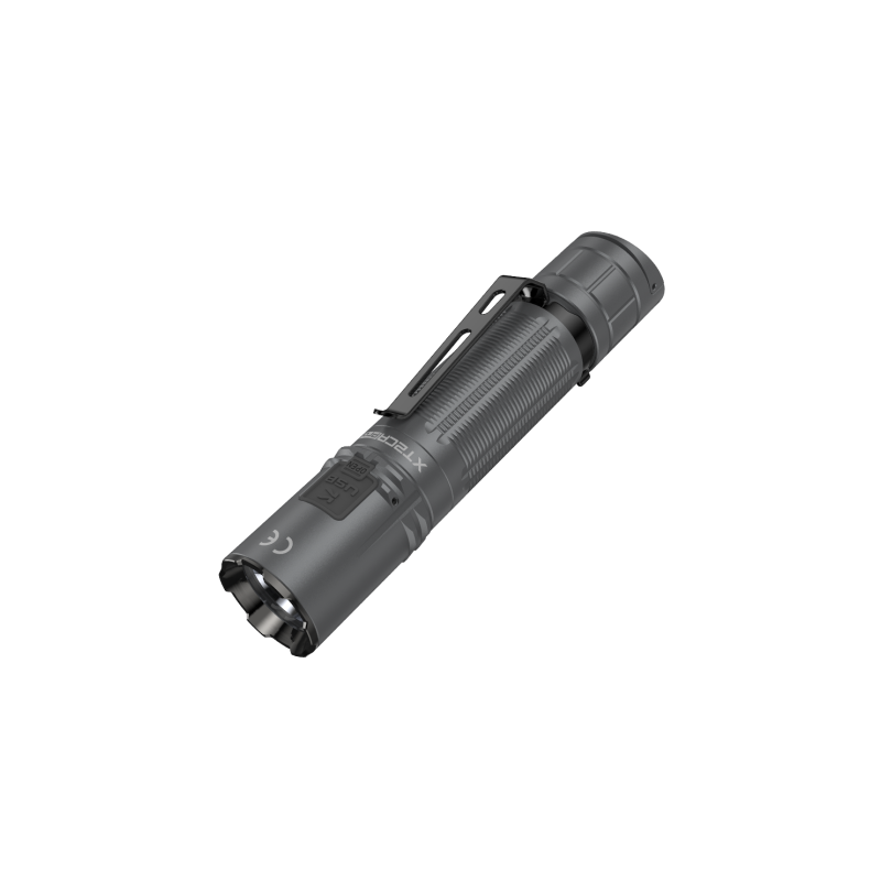 Lampe tactique rechargeable XT2CR PRO - 2100 lumens - gris béton
